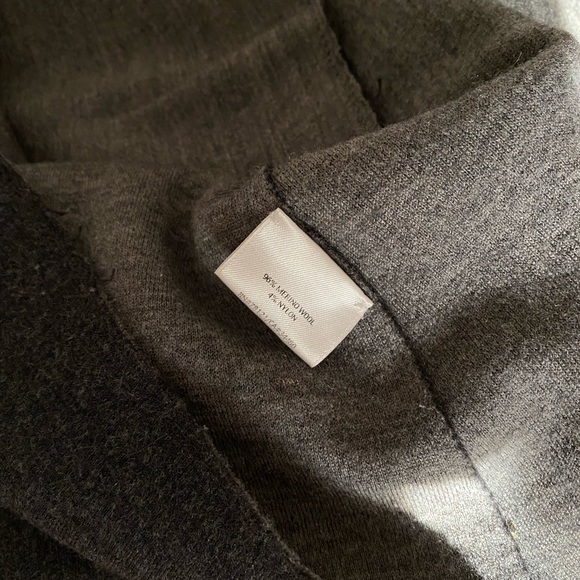 Eileen Fisher Merino zip coat cardigan - Picture 5 of 5